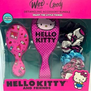 Limited Edition Hello Kitty & Friends Detangling Accessory Bundle! Brand New!!
